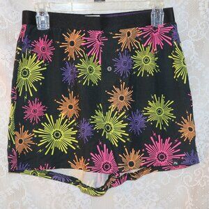 MeUndies fireworks men's boxer shorts W/button size medium  NWOT
